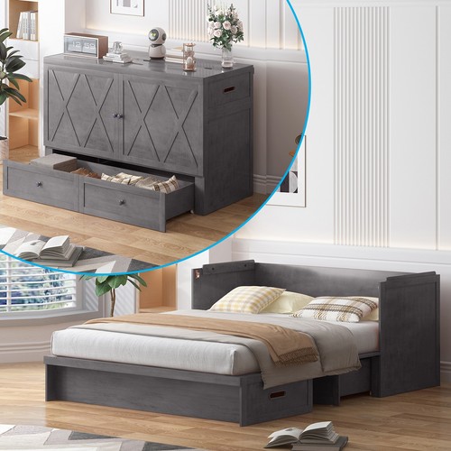 Zafly queen size murphy bed - size,