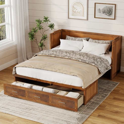 Queen size murphy - size, pine