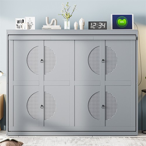 Queen size murphy bed wall - bed,