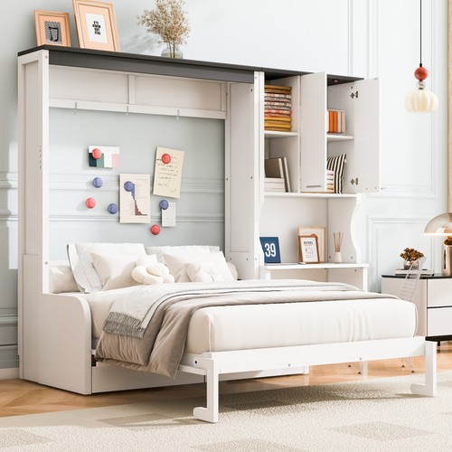 Full size murphy bed with - full,