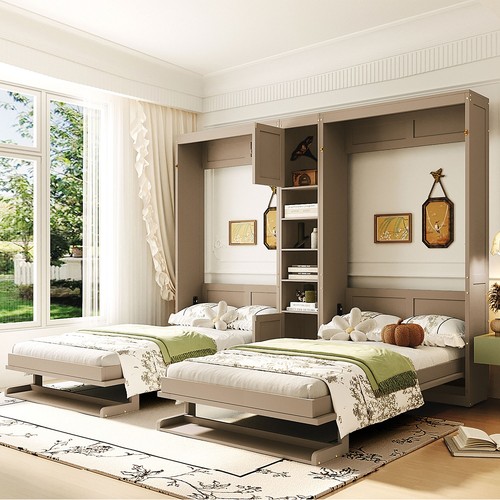 Dual twin size murphy - twin, bed