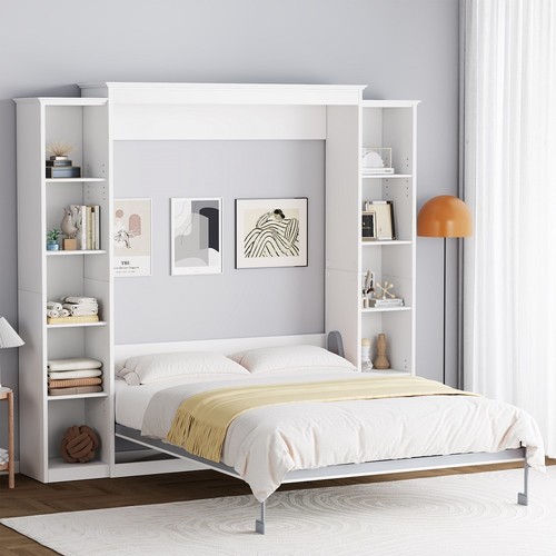 Queen size murphy bed cabinet - murphy,