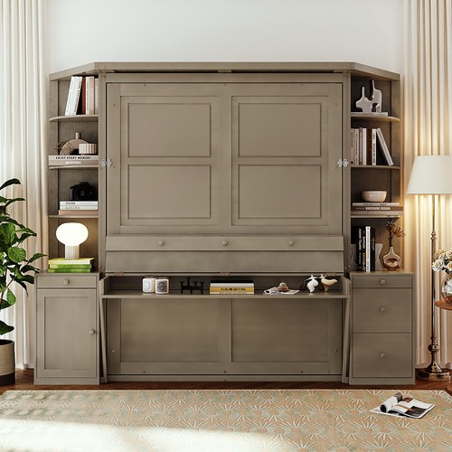 Queen murphy bed with - queen,