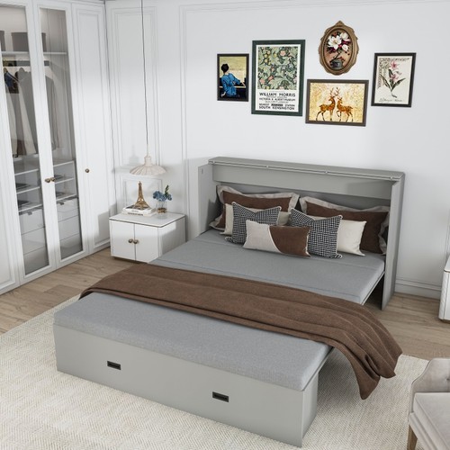 Full size murphy bed cabinet - murphy,