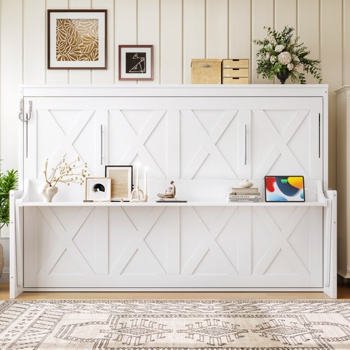 Full size murphy bed desk - size, w/a