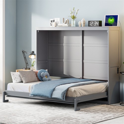 Queen size murphy bed - bed,