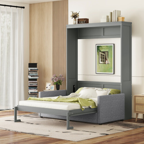 Queen size murphy bed modern - size,