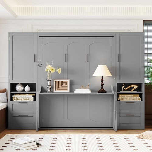 Queen size murphy bed - bed,